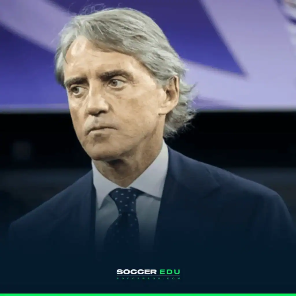 Roberto Mancini using the 5-3-2 system