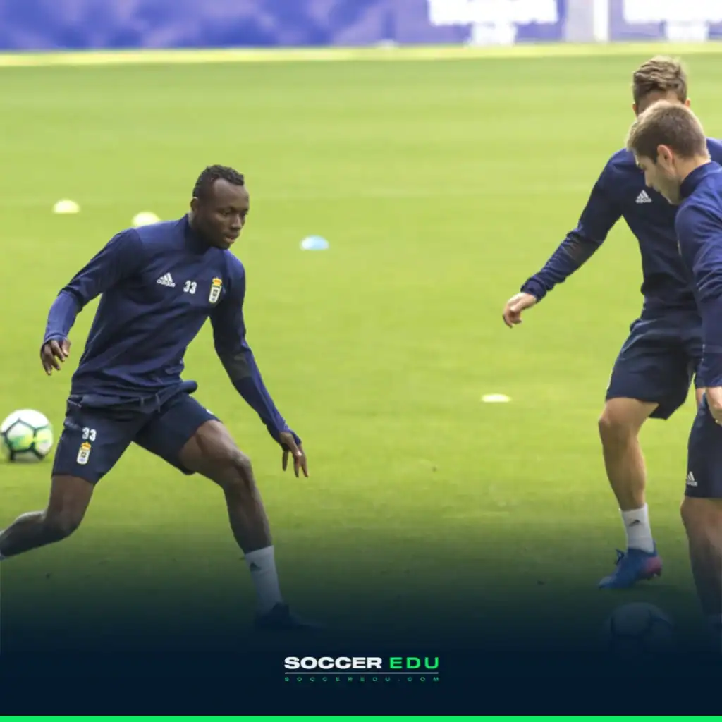 Rondo a soccer training drill