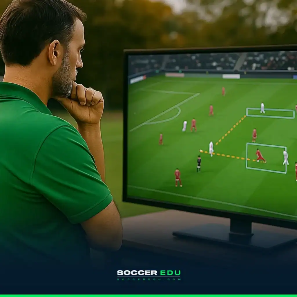 A soccer coach Looking to Pivot in video analysis