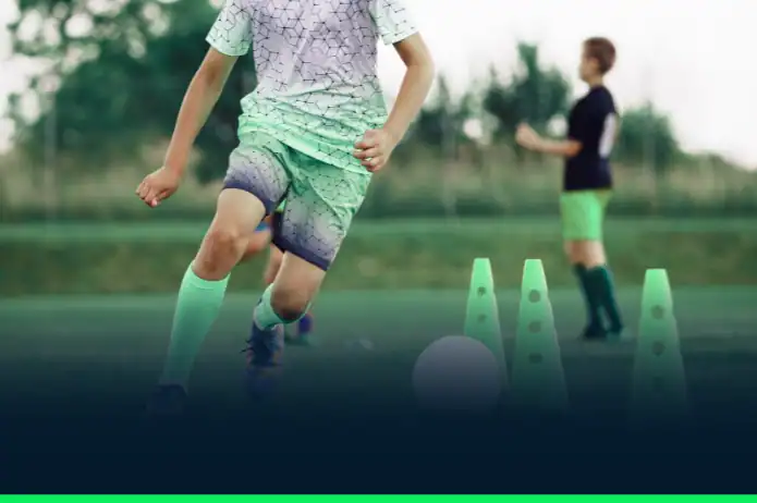 slalom technique foot