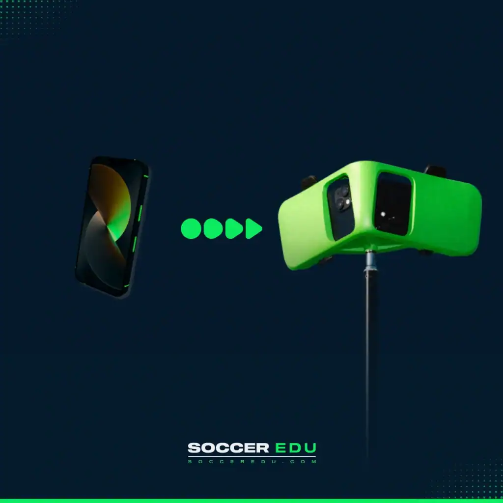 Record your games with your phone on the Veo Go.