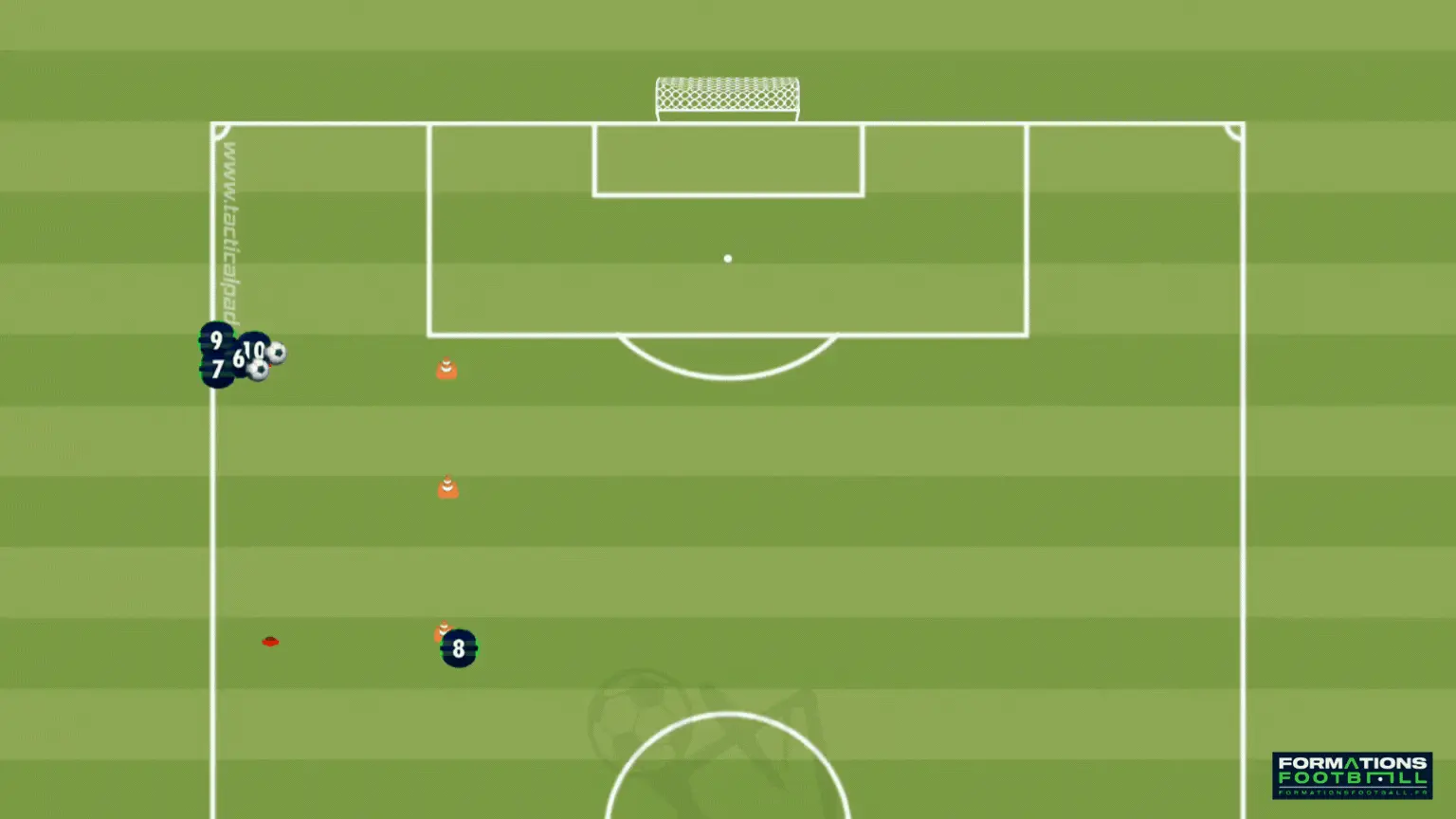 exercice U12 : conduite, contrôle orienté et passe